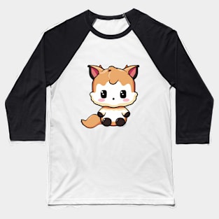 Fox Cow Cutie Baseball T-Shirt